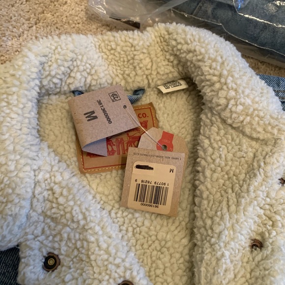 Levi Strauss original trucker jacket Sherpa lined - Picture 3 of 6